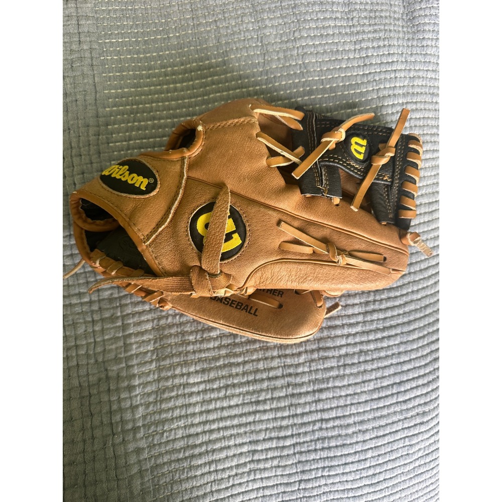 Wilson Baseball Glove Youth 11.5" A450 A2458WM Defender Tan Leather H-Web